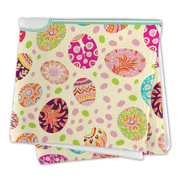 Easter Eggs Microfiber Dish Rag - FOLDED (square)