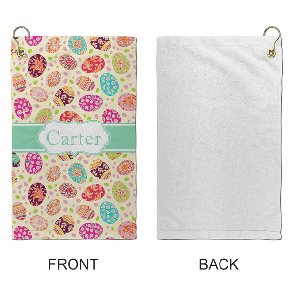 Easter Eggs Microfiber Golf Towels - Small - APPROVAL