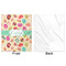 Easter Eggs Minky Blanket - 50"x60" - Single Sided - Front & Back
