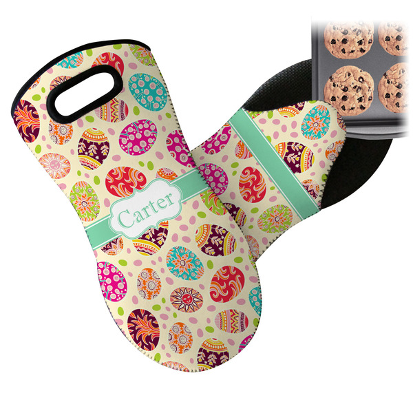 Easter Eggs Neoprene Oven Mitt