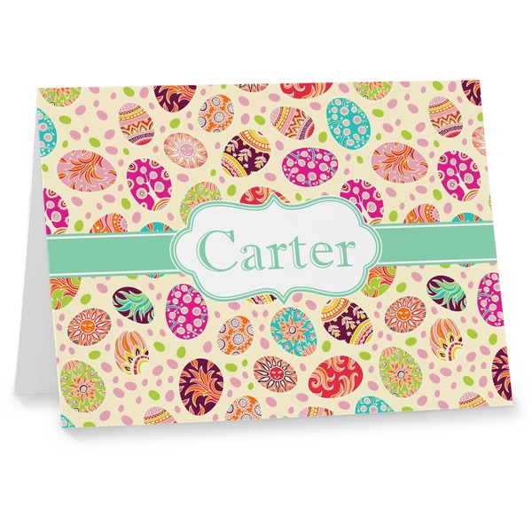 Custom Easter Eggs Note cards (Personalized)