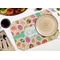 Easter Eggs Octagon Placemat - Single front (LIFESTYLE) Flatlay