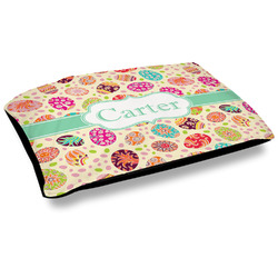Easter Eggs Outdoor Dog Bed - Large (Personalized)