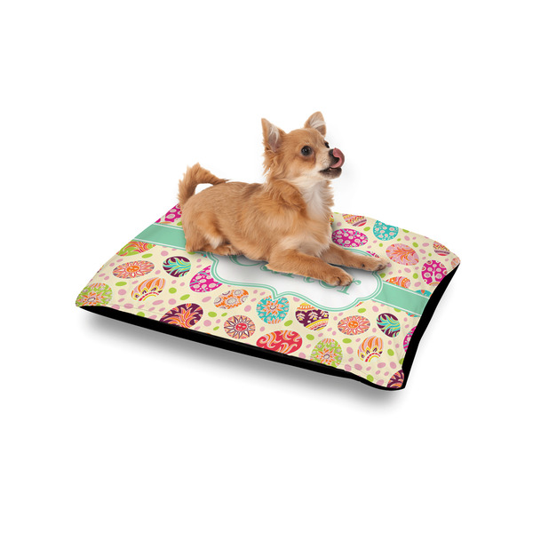 Easter Eggs Outdoor Dog Beds - Small - IN CONTEXT