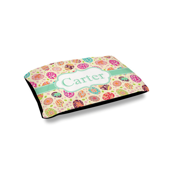 Custom Easter Eggs Outdoor Dog Bed - Small (Personalized)