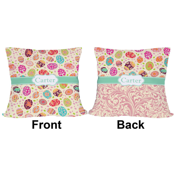 Easter Eggs Outdoor Pillow - 16x16