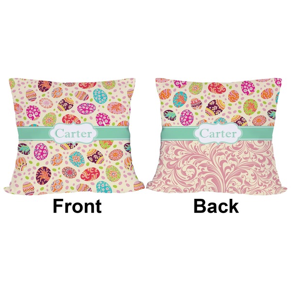 Easter Eggs Outdoor Pillow - 18x18