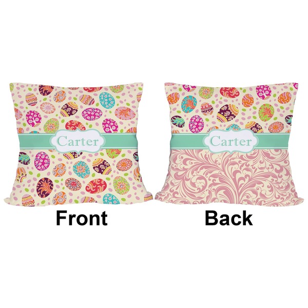 Easter Eggs Outdoor Pillow - 20x20