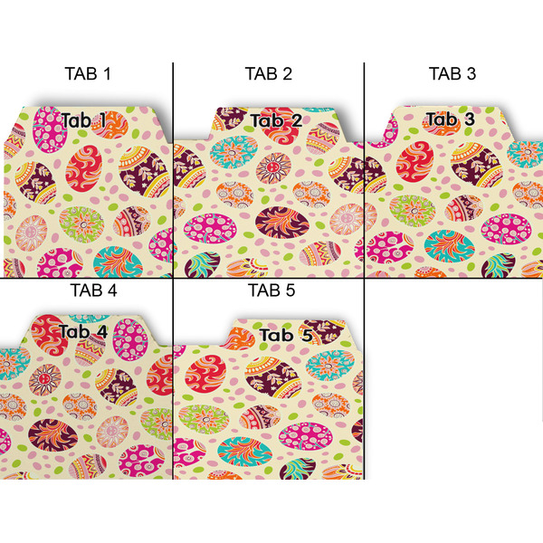 Easter Eggs Page Dividers - Set of 5 - Approval