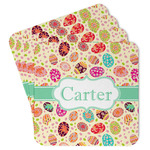 Easter Eggs Paper Coasters w/ Name or Text