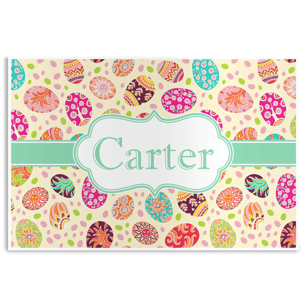 Custom Easter Eggs Disposable Paper Placemats (Personalized)
