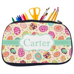 Easter Eggs Neoprene Pencil Case - Medium w/ Name or Text
