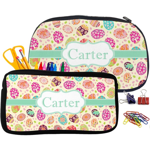 Easter Eggs Pencil / School Supplies Bags Small and Medium