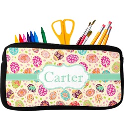 Easter Eggs Neoprene Pencil Case (Personalized)