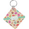 Easter Eggs Diamond Plastic Keychain w/ Name or Text