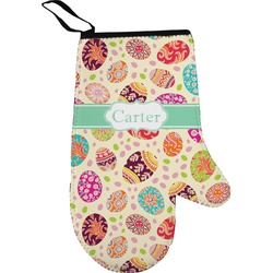 Easter Eggs Right Oven Mitt (Personalized)