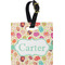 Easter Eggs Personalized Square Luggage Tag