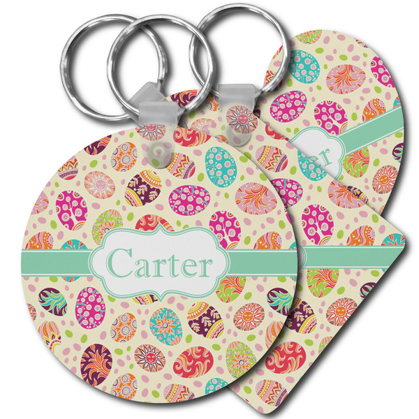 Custom Easter Eggs Plastic Keychain (Personalized)