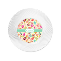 Easter Eggs Plastic Party Appetizer & Dessert Plates - 6" (Personalized)
