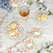 Easter Eggs Plastic Party Appetizer & Dessert Plates - In Context