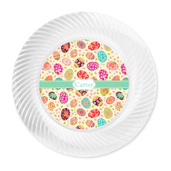 Easter Eggs Plastic Party Dinner Plates - 10" (Personalized)