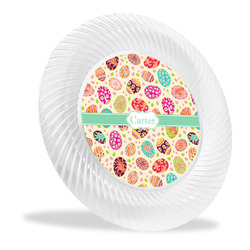 Easter Eggs Plastic Party Dinner Plates - 10" (Personalized)