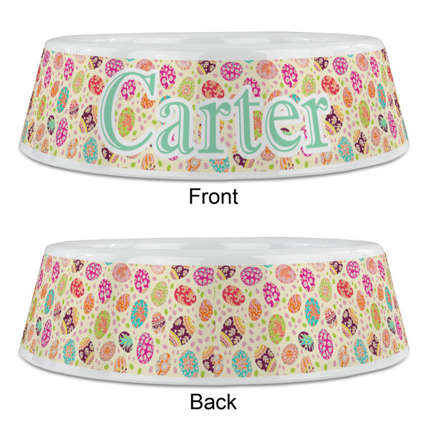 Easter Eggs Plastic Pet Bowls - Large - APPROVAL