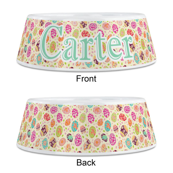 Easter Eggs Plastic Pet Bowls - Medium - APPROVAL