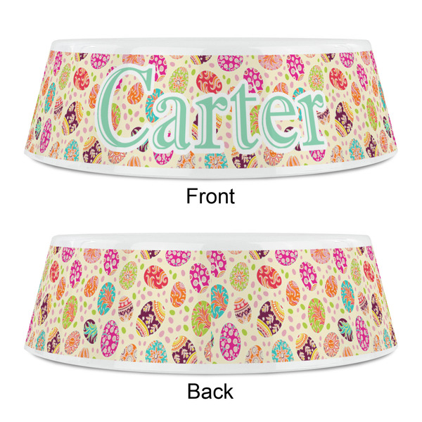 Easter Eggs Plastic Pet Bowls - Small - APPROVAL