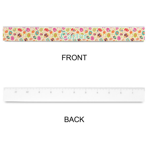 Easter Eggs Plastic Ruler - 12" - APPROVAL