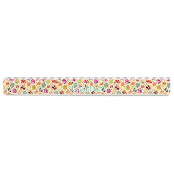 Easter Eggs Plastic Ruler - 12" - FRONT