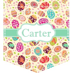 Easter Eggs Iron On Faux Pocket (Personalized)