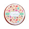 Easter Eggs Printed Icing Circle - Small - On Cookie