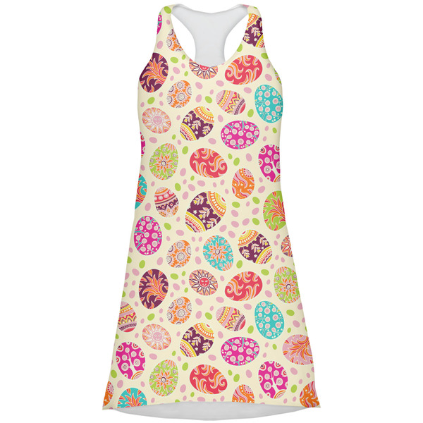 Custom Easter Eggs Racerback Dress
