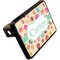 Easter Eggs Rectangular Car Hitch Cover w/ FRP Insert (Angle View)