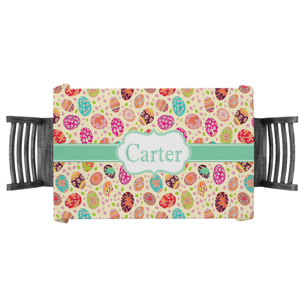 Custom Easter Eggs Tablecloth - 58"x58" (Personalized)