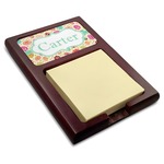Easter Eggs Red Mahogany Sticky Note Holder (Personalized)
