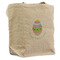 Easter Eggs Reusable Cotton Grocery Bag - Front View
