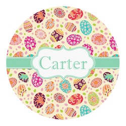 Easter Eggs Round Decal (Personalized)