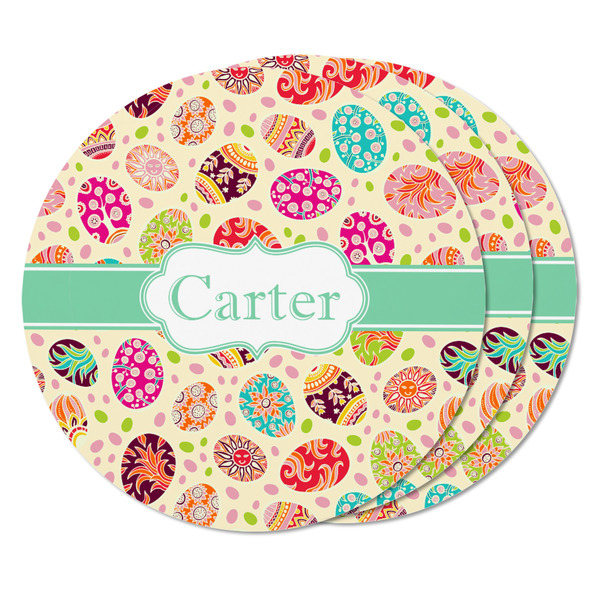 Easter Eggs Round Fridge Magnet - THREE