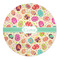 Easter Eggs 5' Round Indoor Area Rug (Personalized)