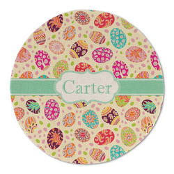 Easter Eggs Round Linen Placemat (Personalized)