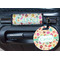 Easter Eggs Round Luggage Tag & Handle Wrap - In Context