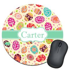 Easter Eggs Round Mouse Pad (Personalized)