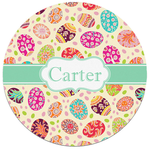 Easter Eggs Round Mousepad - APPROVAL