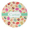 Easter Eggs Round Paper Coaster - Approval