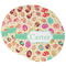 Easter Eggs Round Paper Coaster - Main