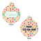 Easter Eggs Round Pet ID Tag - Large - Approval