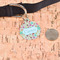 Easter Eggs Round Pet ID Tag - Large - In Context