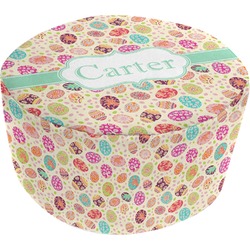 Easter Eggs Round Pouf Ottoman (Personalized)